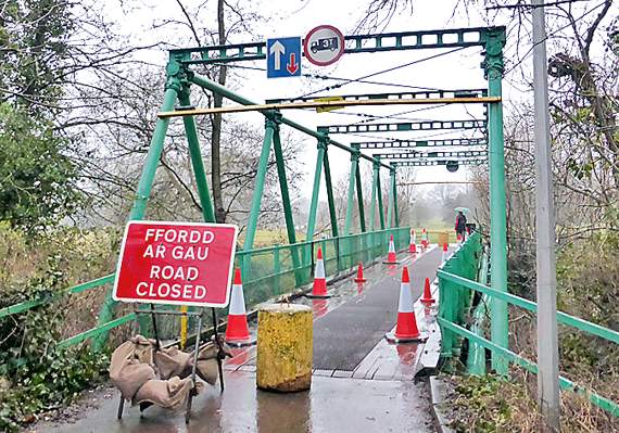 Inglis Bridge repair work expected to finish by Easter