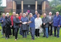 Naval groups visit Nelson Garden