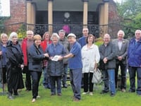 Naval groups visit Nelson Garden