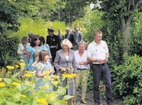 Duchess of Cornwall welcomed to Usk