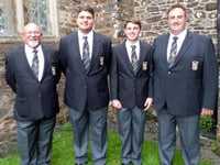 Four choristers make their debut for Caldicot Male Voice Choir