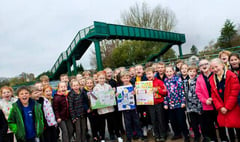 Pupils on the right track with safety project