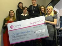 Monmouth lady golfers raise charity cash for St David’s Hospice Care