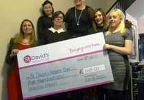 Monmouth lady golfers raise charity cash for St David’s Hospice Care