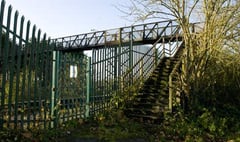 Undy Halt footbridge set to reopen next week