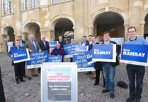 Top tory visits town