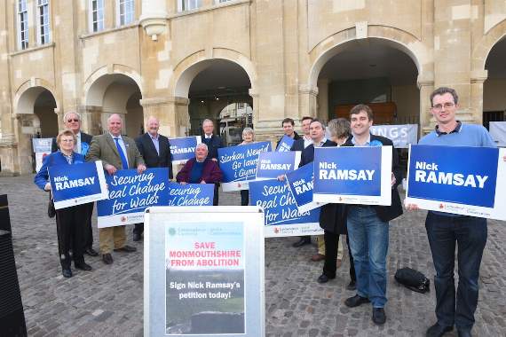 Top tory visits town