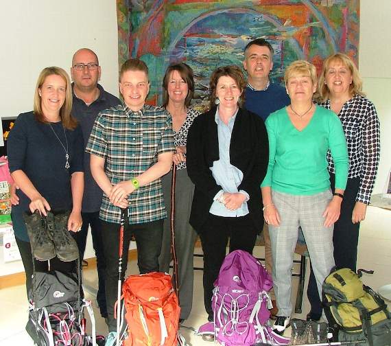 Carers tackle Three Peaks Challenge for residential home garden