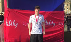 One challenge left for Monmouthshire man in March marathons