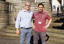 Chepstow pair start 300-mile charity trek