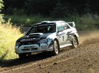 Championship silverware for Trackrod rally crews