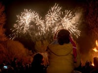 Monmouth bonfire night: fireworks and fun