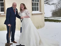 Flurry of help gave Monmouth couple a wedding day to remember