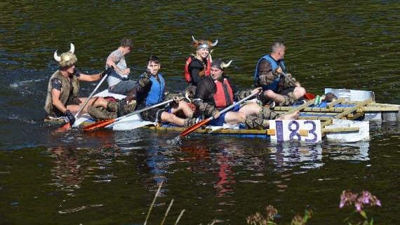 Popular Monmouth Raft Race makes welcome return to River Wye ...