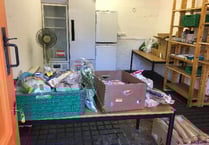 Free food donations help hundreds of people