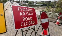 A466 roadworks delayed following rockfalls