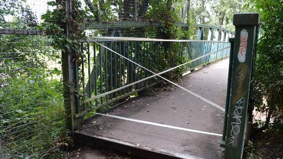 Footbridge re-opened after second vandalism attack ...