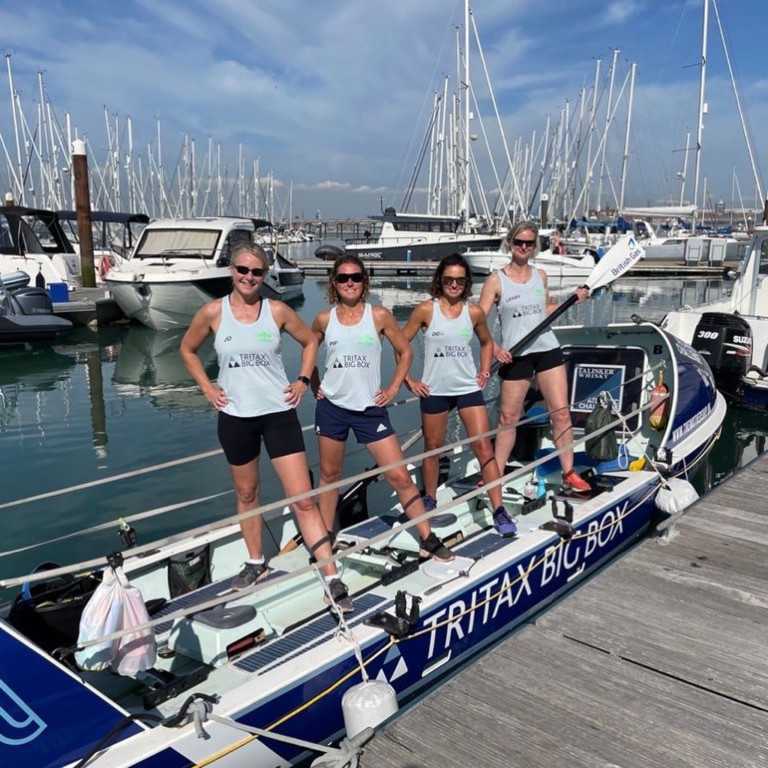 The Mothership crew, with Felicity second from right