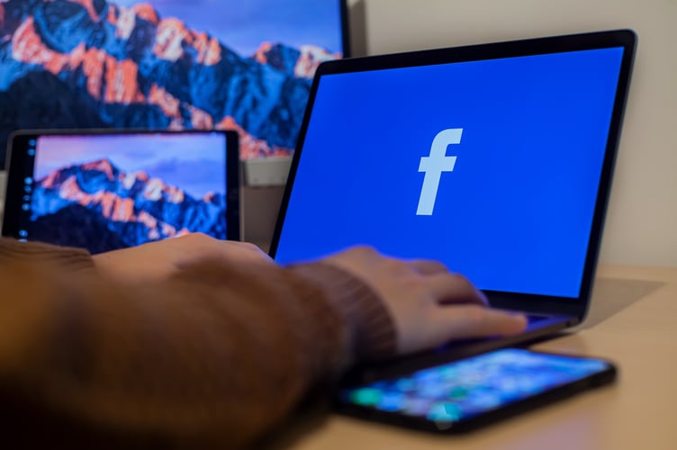 Facebook stock photo
