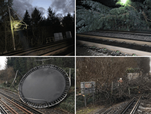 Storm Eunice: Railway to close in biggest storm in a decade