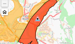 Flood warnings and alerts issues for Monmouth
