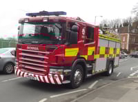Horses rescued as trailer overturns on A40
