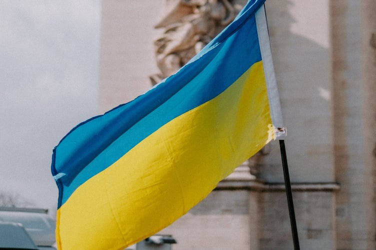 Flag of Ukraine.
