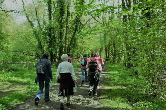Walk the Wye participants on Rotary Club’s annual event