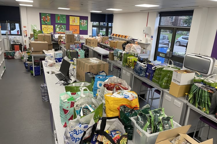 Pupils, staff and parents supported Matei Vaideanu appeal for donations at Monmouth School for Boys.