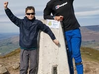 Sky’s the limit for Dante after charity hike with TV star