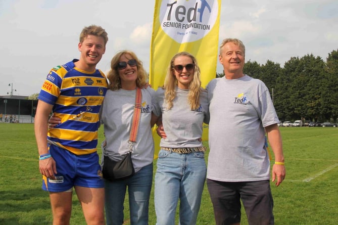 A proud Senior family reflect on a fantastic day