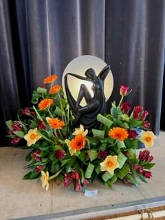 Displays form Monmouth Floral Society 