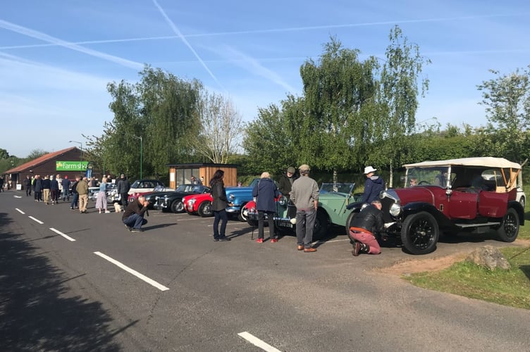 Small Crossley Rotary classic cars Chepstow