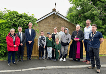 Ukraine family welcomed to new home