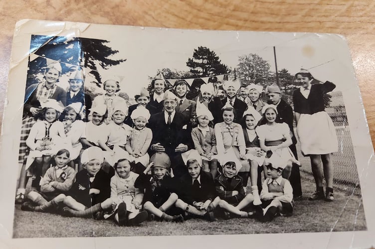 Coronation party in 1953