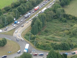 Dixton roundabout closure