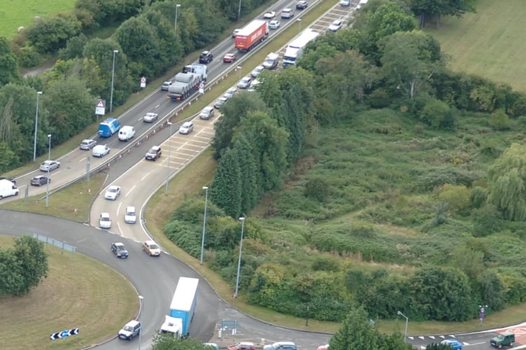 A40 dixton roundabout