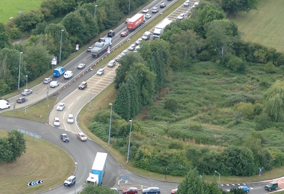 Dixton roundabout closure