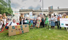 ‘Enough is enough’ as 200 march to save Usk
