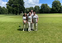 Howzat! Simply special moment for Mike and  three cricket daughters