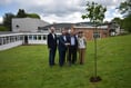 Delegation from Japan plant tree for Jubilee