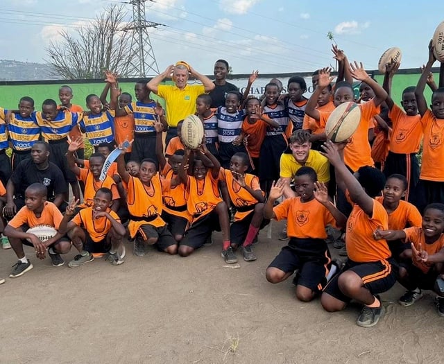 Club helps youngsters get kick out of rugby in Africa