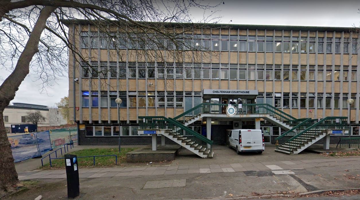 Cheltenham Magistrates’ Court. Google Street View image captured in December 2021