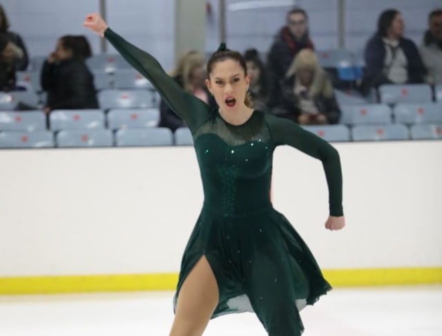 Skater Maeve places seventh at nationals