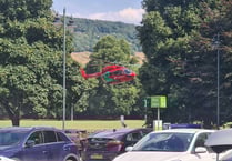 Two air crews attend critically injured man