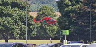 Two air crews attend critically injured man