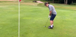 Chris finishes gruelling golf challenge