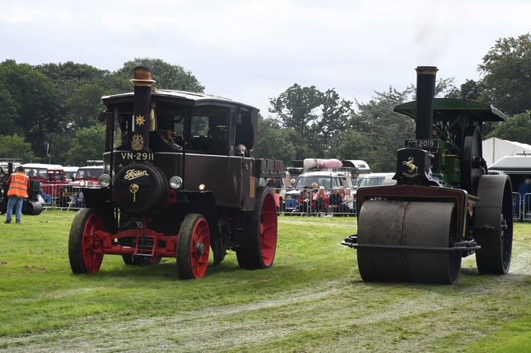 Traction engines are among the attractions at the Speech House vintage show