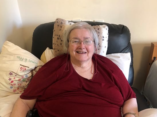 Wendy Hawkins a resident of Gibraltar Nursing Home in Monmouth
