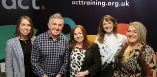 Rugby star helps health staff celebrate their qualifications